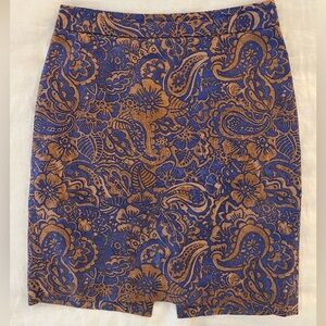 Printed Pencil Skirt